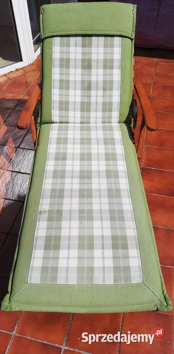 Łóżko ogrodowe drewniane z regulacją leżanka mazowieckie Garwolin