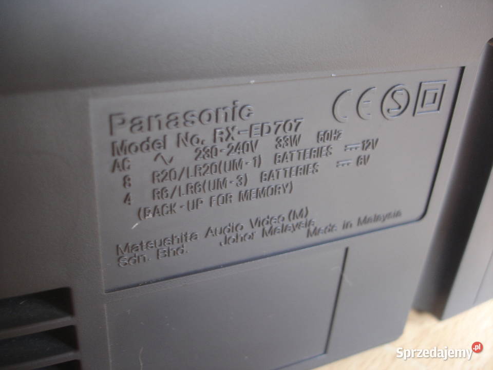 Radiomagnetofon PANASONIC RXED707 Radioodtwarzacze Zielona Góra