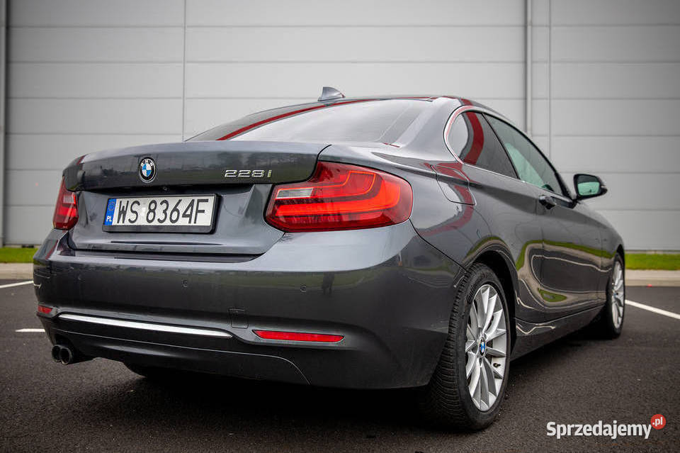 BMW 2 Series 228i benzyna 245 AUTOMAT RWD 2016 r Siedlce