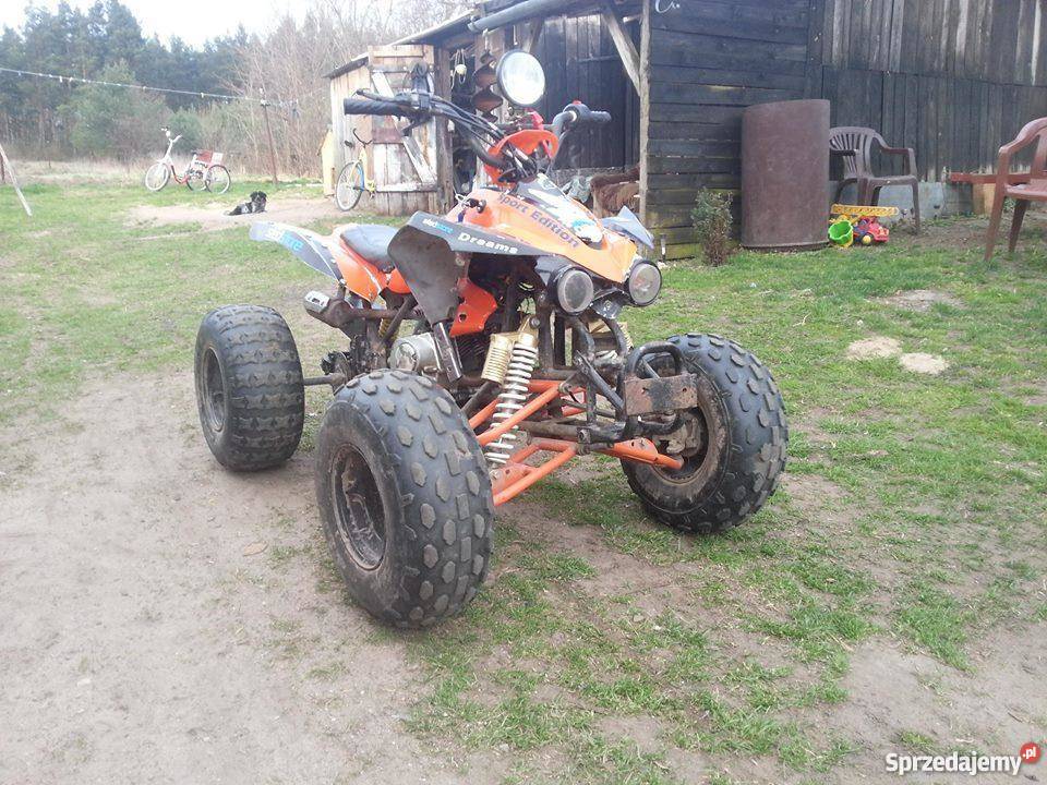 Quad 110 atv bombardier bashan 125 półautomat pomorskie Obozin