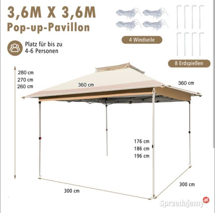 Antresola ogrodowa 3x3 m Siedlce