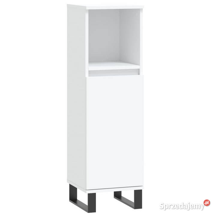 Szafka łazienkowa biała 30x30x100 materiał mazowieckie