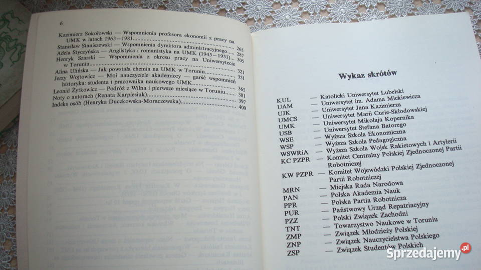 Uniwersytet Mikołaja Kopernika wspomnienia Kruszwica