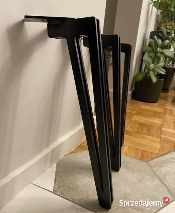 Czarna Noga metalowa Nogi Stolik kawowy 45 Nogi i nóżki Bochnia