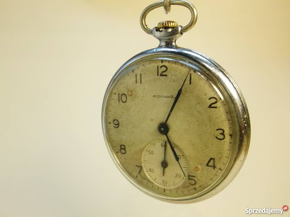 Zegarek kieszonkowy Molnija 3602 H35 1954 r Opole