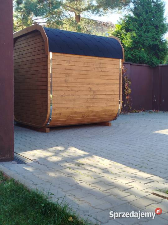 Sauna ogrodowa kwadro kostka kwadratowa Sauny Częstochowa