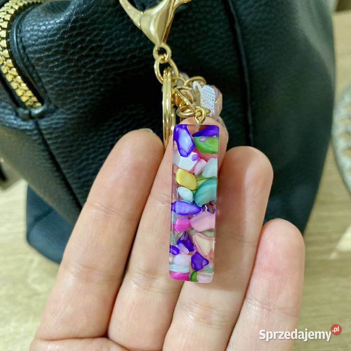 Brelok do torebki i do kluczy z literką I Kielce