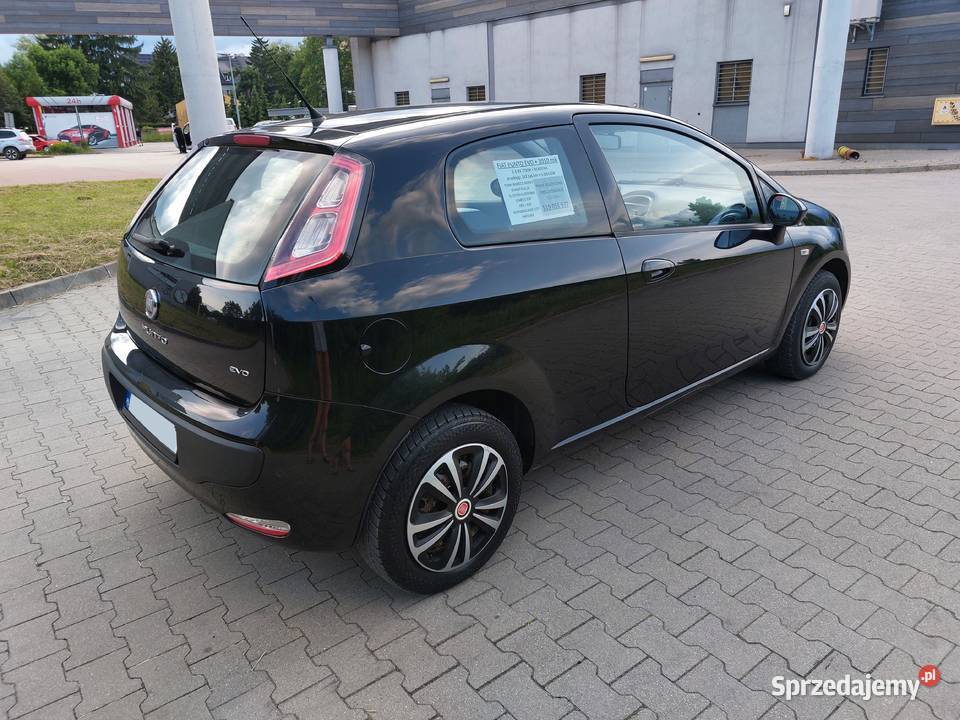 Ładny FIAT PUNTO EVO 14 8V benzyna KLIMA klimatyzacja łódzkie Łódź