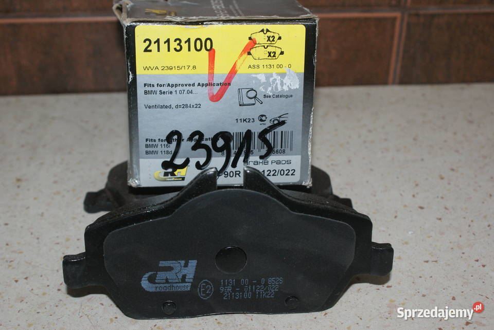 GDB1611 TRW KLOCKI HAMULC BMW 1 E87 04 Zestaw osobowe mazowieckie