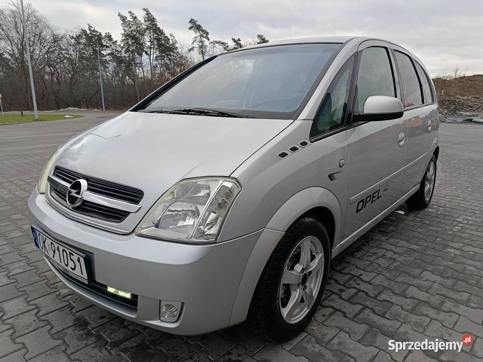 OPEL MERIVA 16 Benzyna 8V ECOTEC 87 Klimatronik Hatchback Bierawa sprzedam