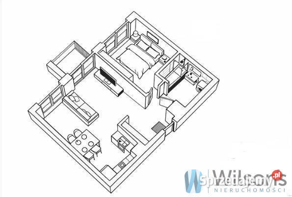 Mieszkanie Wrocław 4287m2 2 pokojowe