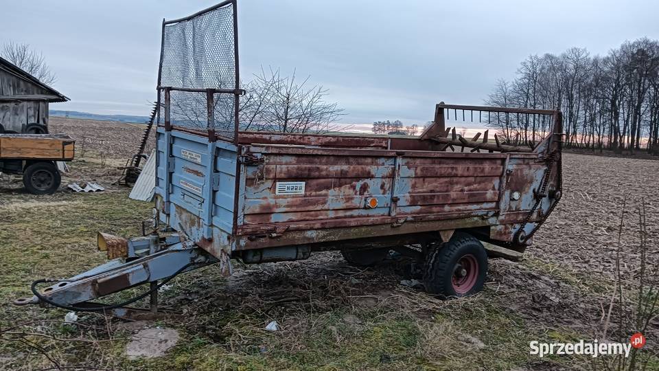 Rozrzutnik obornika Warfama N228 jednoosiowy lubelskie Majdan Starowiejski sprzedam