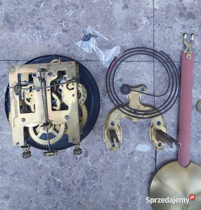 143 Zestaw mechanizm starego zegara Junghans Antyki Tczew sprzedam