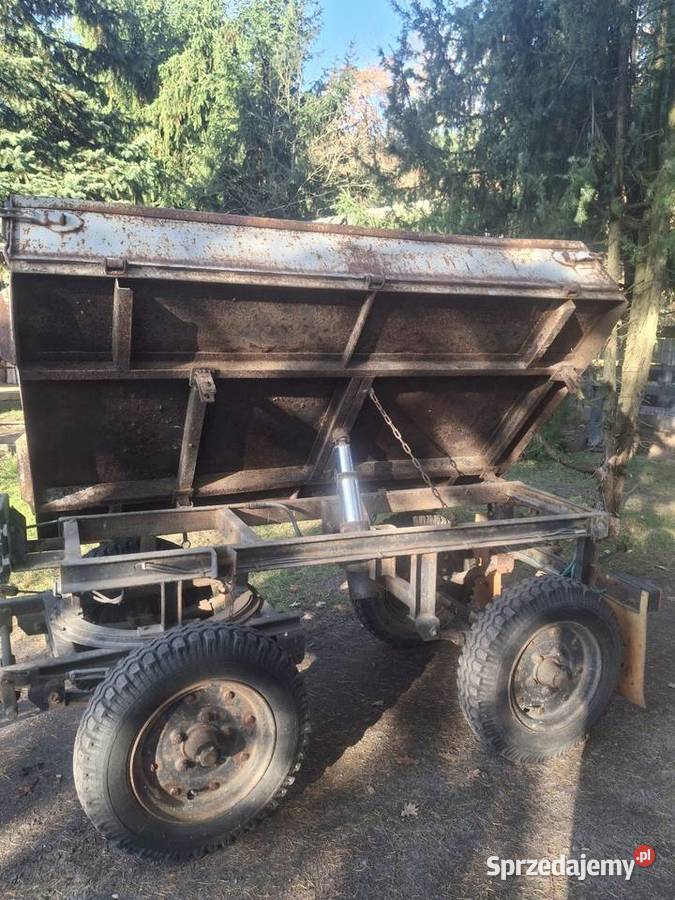 Przyczepka Multicar wywrotka 3stronny kiper wywrotki