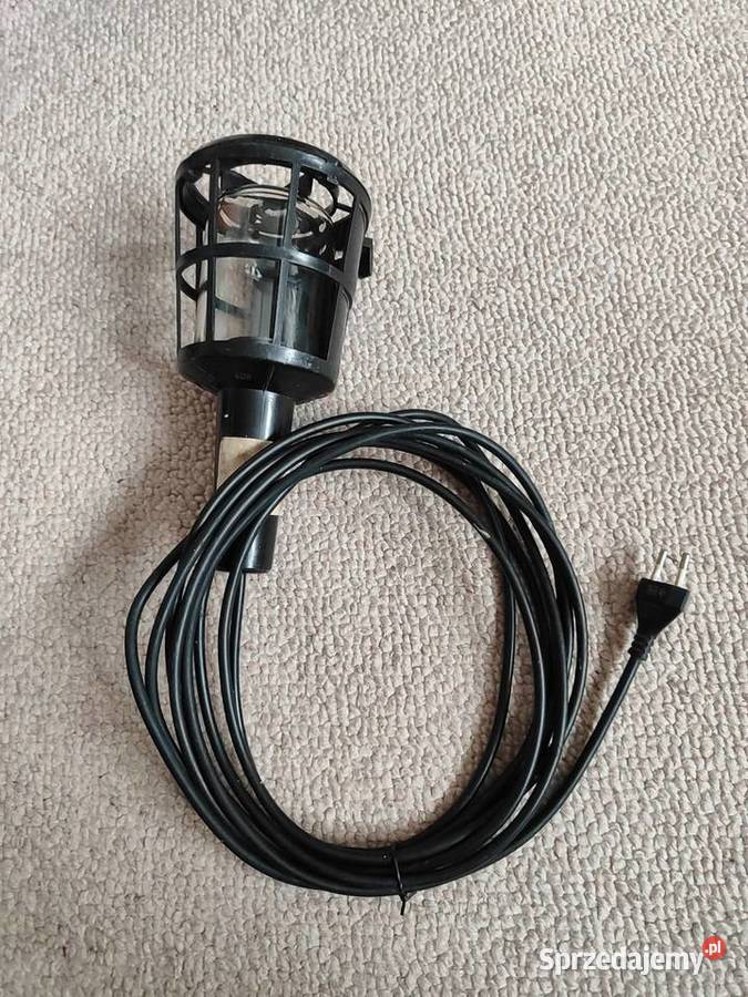 Lampa warsztatowa solidna 60W E27 3m przewód Wyględy