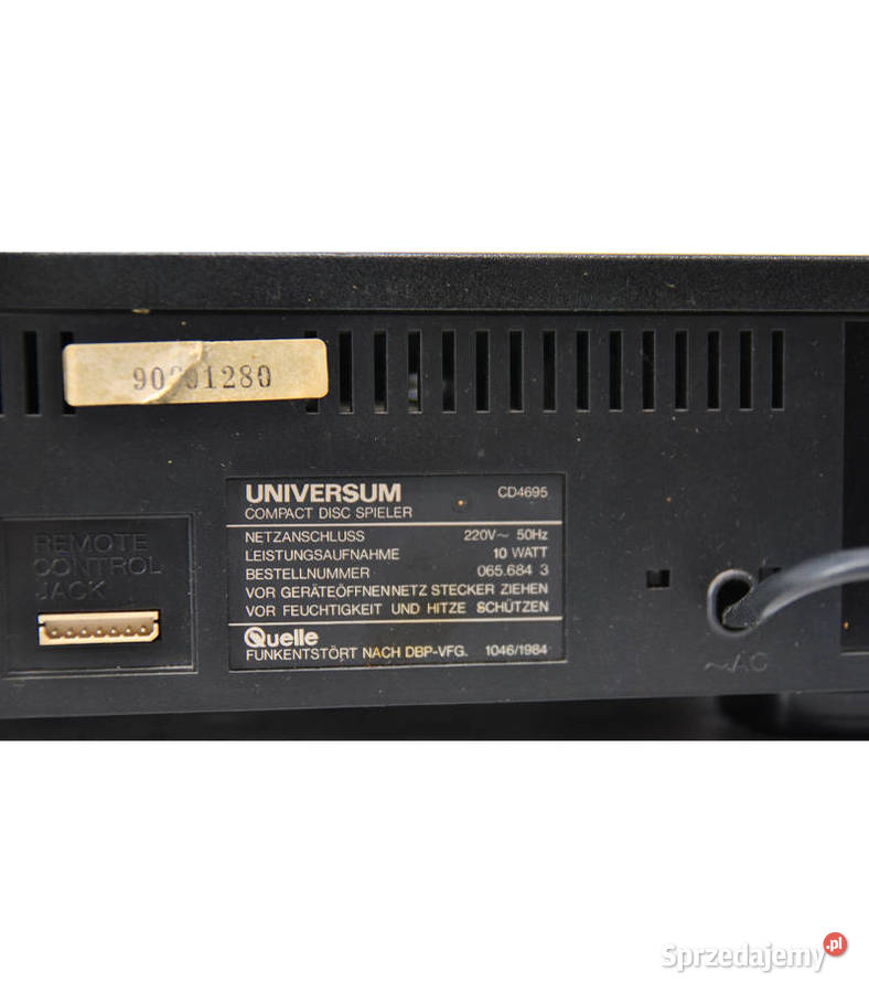 Odtwarzacz CD Universum CD 4695 Vintage HiFi Wieliczka