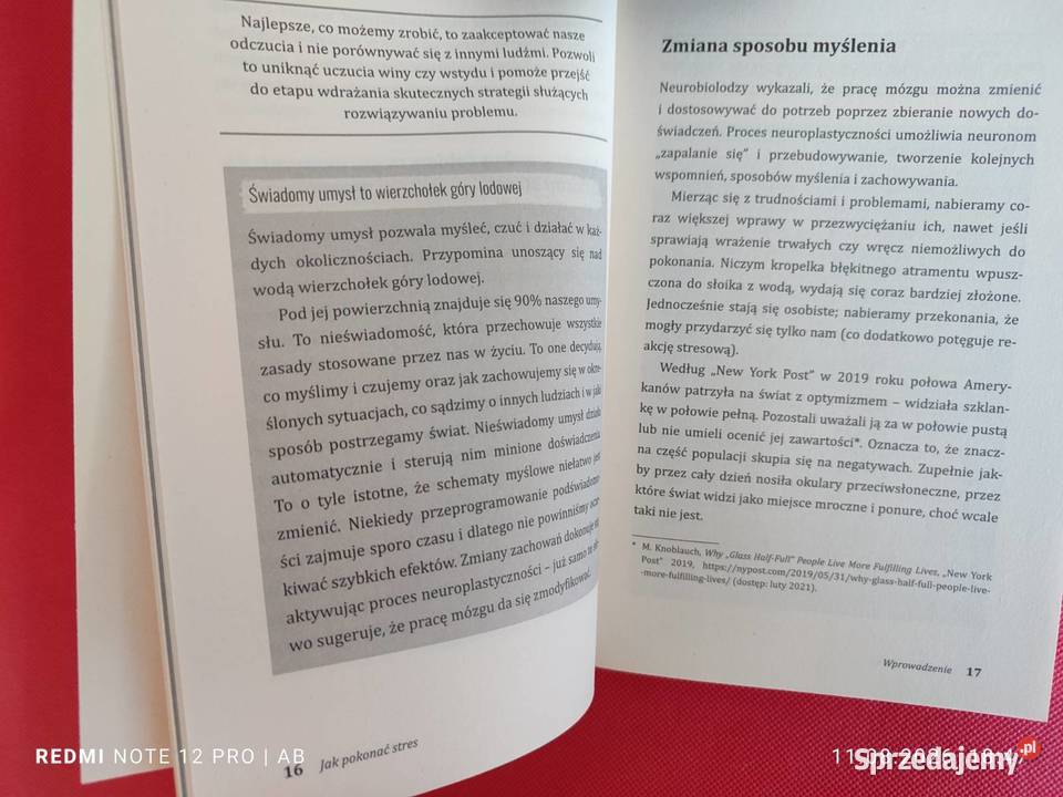 pokonać stres Joy Langley poradnik psychologia Katowice