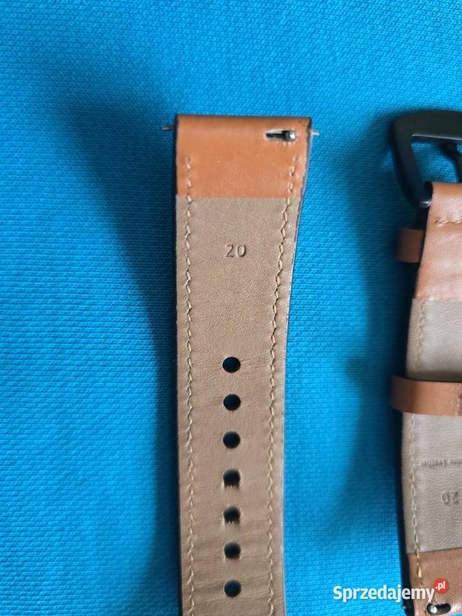 Pasek skórzany do smartwatcha Garmin Venu 2 Plus Paski Zegarki i Biżuteria