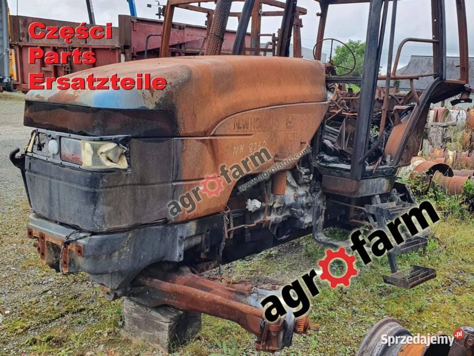 Holland 8260 części skrzynia biegów silnik Byków