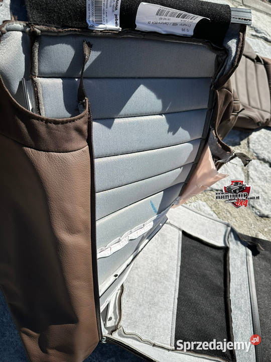 POKROWCE Oryginalne Zestaw Skóra na Fotele Pasłęk