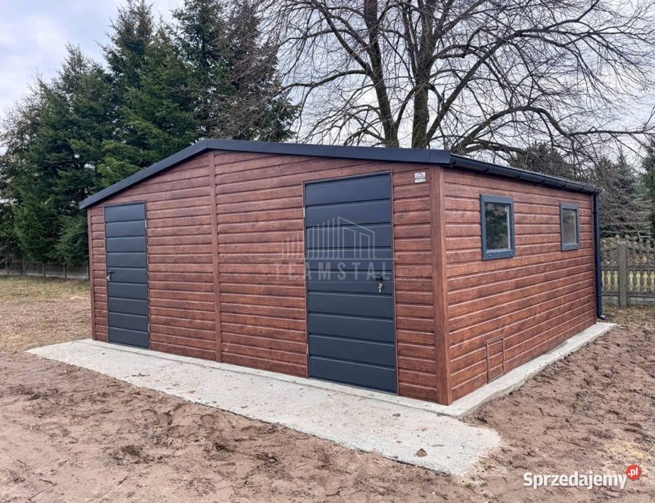 Schowek domek ogrodowy 6x4m 2x drzwi 4x okno