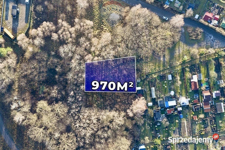 Działka mieszkaniowousługowa 970 m MPZP budowlana Zielona Góra