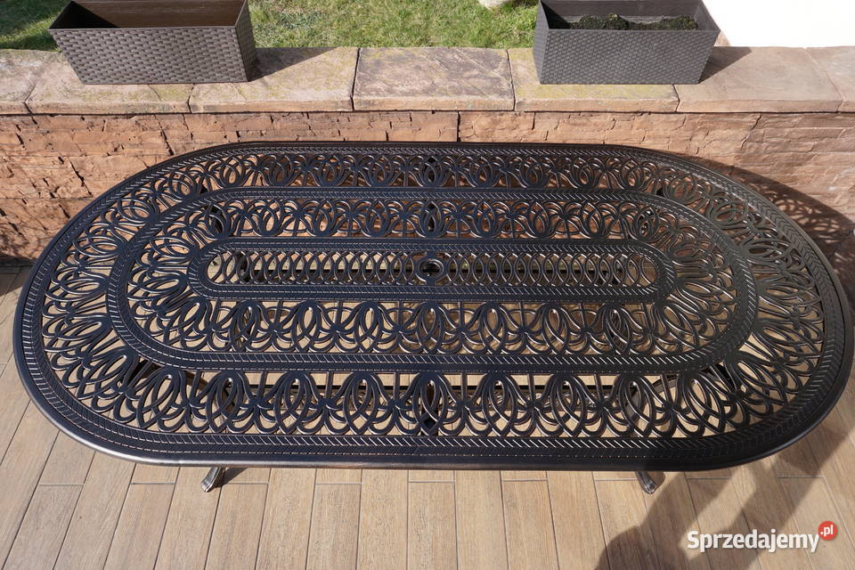 Duży stół ogrodowy aluminiowy 210 inny kolor