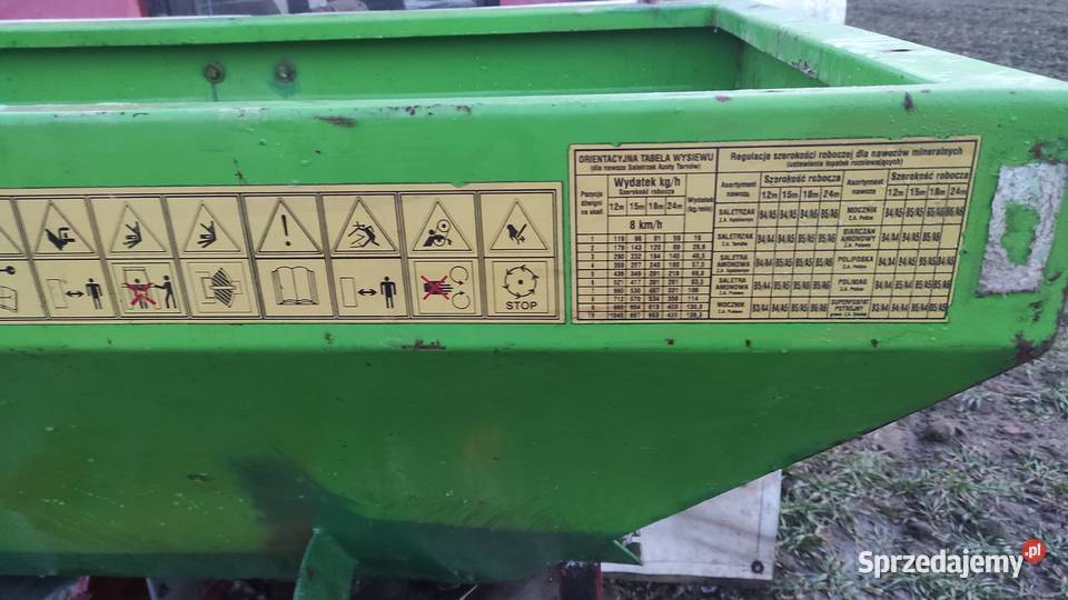 rozsiewacz nawozu Strumyk Tytan 600l Kostrzyn sprzedam