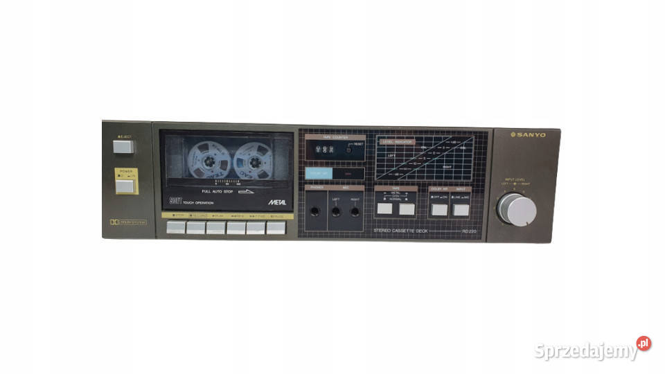SANYO RD 220 magnetofon deck wielkopolskie Międzychód