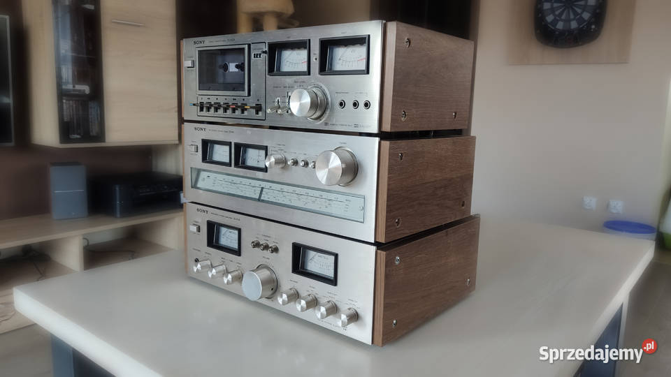Wieża stereo Sony vintage TAF5A STA4L TCK2A Kościan