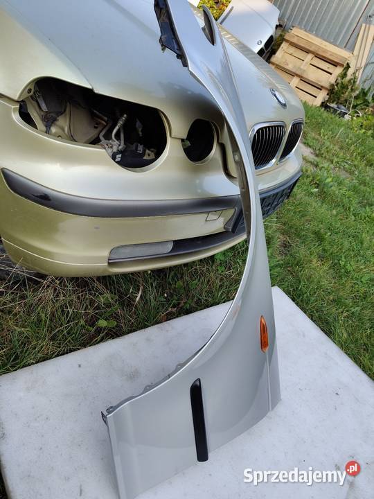 Bmw e46 lift błotnik lewy przód titansilber osobowe Aleksandrów Łódzki