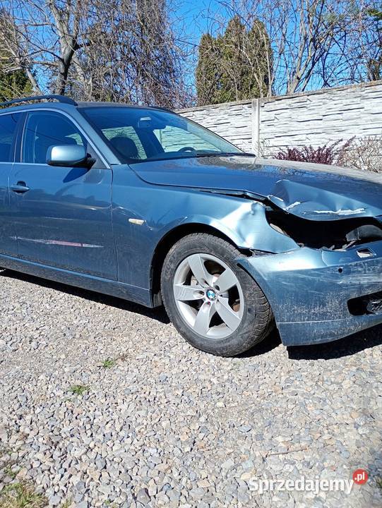 BMW 5 e61 520d 2009r uszkodzona Kombi Seria 5