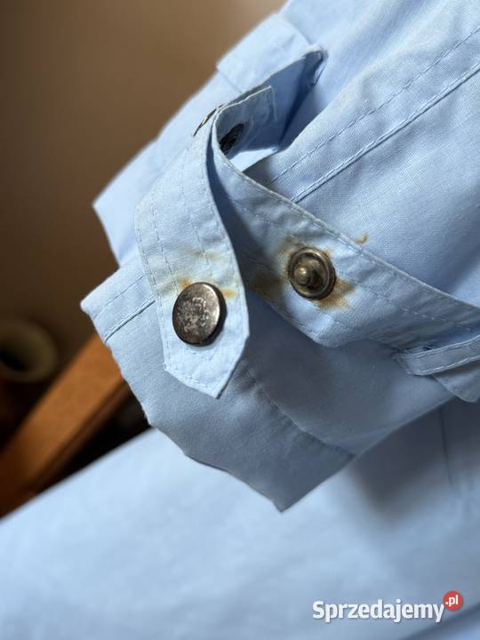 Dlugi plaszcz meski w blekitnym kolorze Rozmiar M lubelskie sprzedam