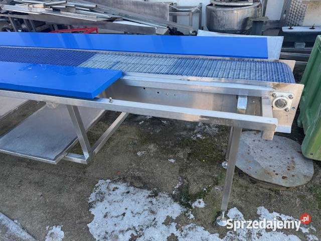 Stół rozbiorowy z przenośnikiem taśmowym 75 m Głogówko