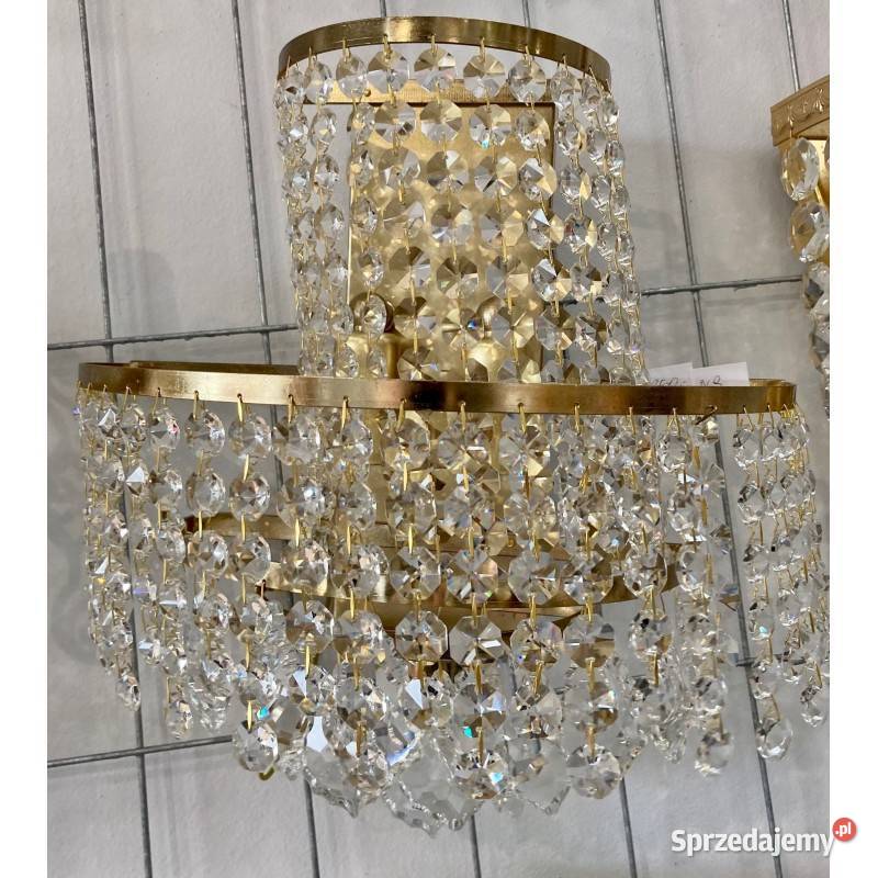 Kinkiet N9 złoty kryształ włoski inny kolor Opole