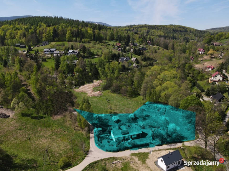 Klimatyczny dom w Karkonoszach z dużą działką wolnostojący Sprzedaż dolnośląskie Zachełmie