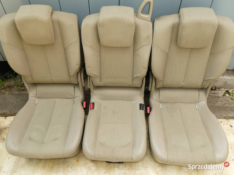 Renault Scenic II Lift poł skóra beżowa fotele śląskie Częstochowa