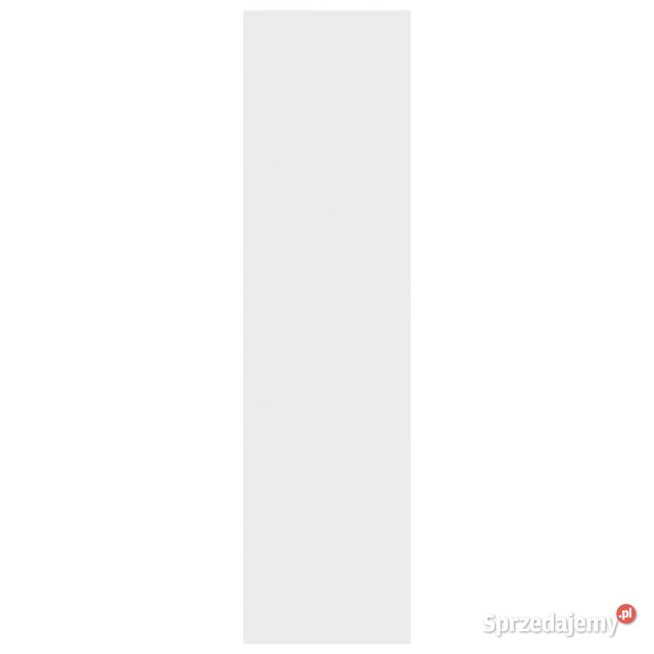 Regał na książki biały 155x24x160 materiał Warszawa