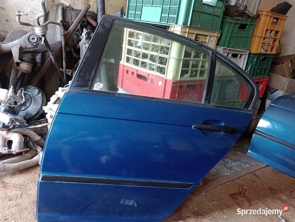 Drzwi tył lewe prawe BMW E46 sedan topasblau na Kamieniec