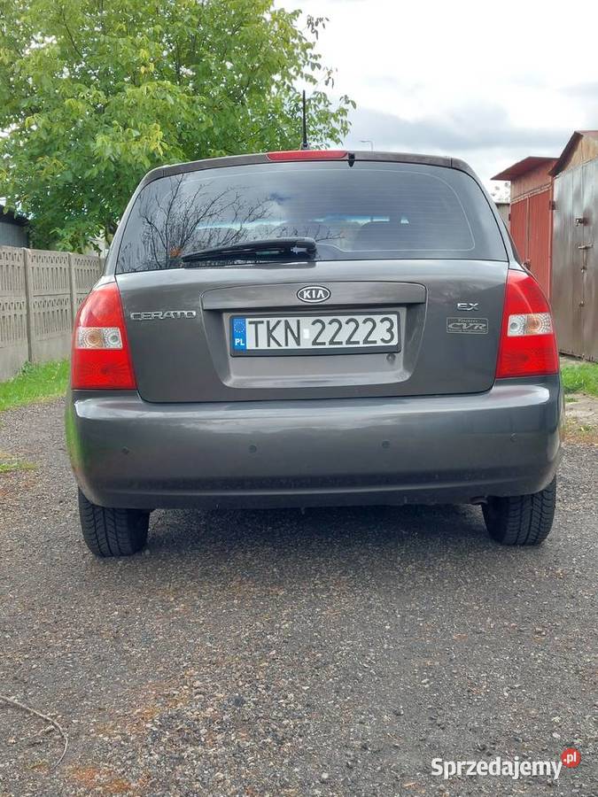 Kia Cerato I Hatchback 16 MPi 105 świętokrzyskie Końskie