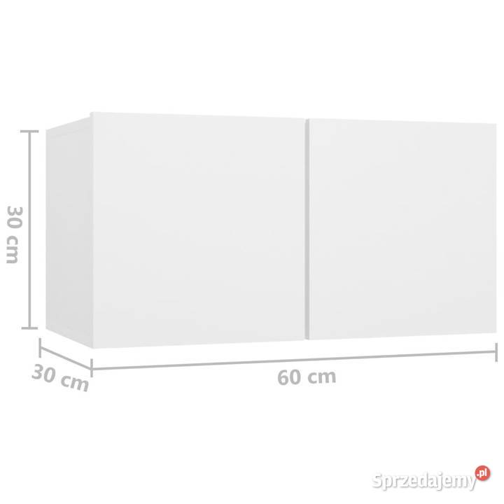Szafka wisząca pod TV biała 60x30x30 WM804508 Warszawa sprzedam