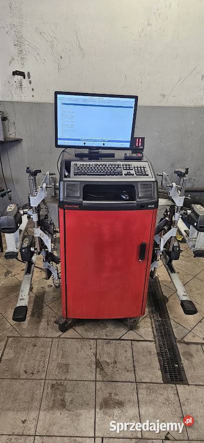 Geometria kół Hunter PA100 Głowice DSP 708 Ownia