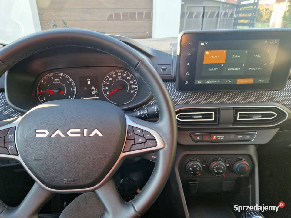 Dacia Sandero 10 LPG 2023 Radar Czujniki Ekran 100KM Nowa Sól
