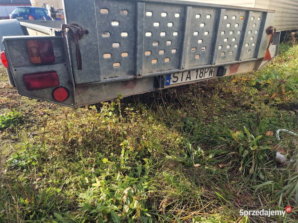 Przyczepa pod minikoparke 3m długości 120 Laryszów sprzedam