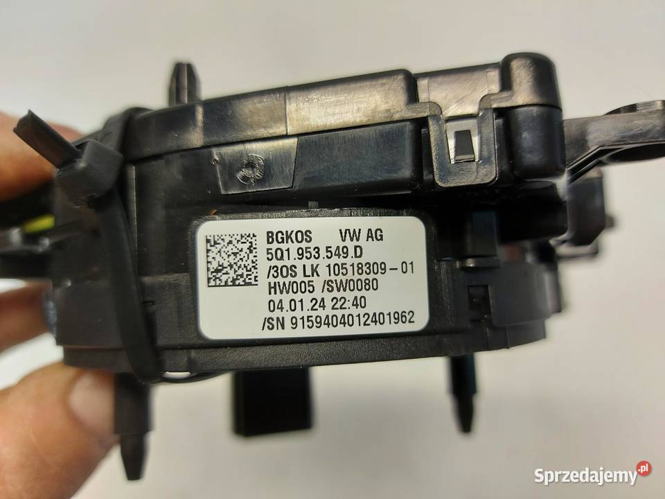 SKODA Enyaq 5LA iV85 Taśma zwijak poduszki