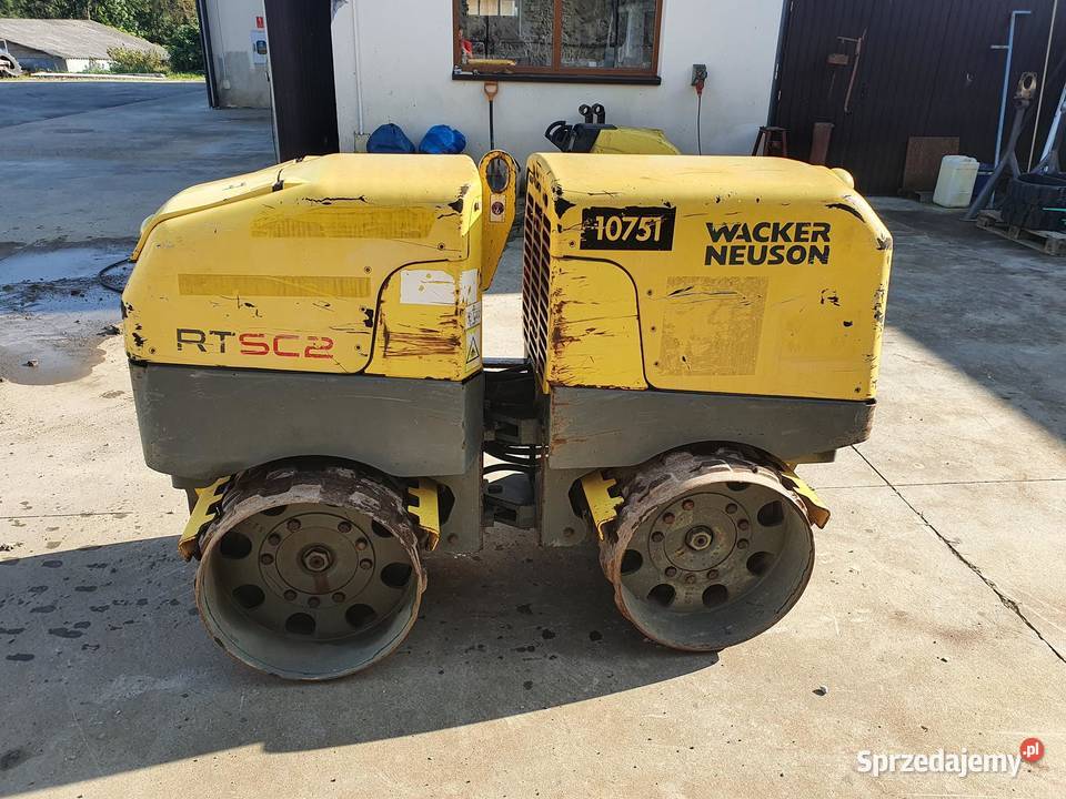 Walec okołkowany Wacker Neuson RT82SC2 2011 r Mszana Dolna sprzedam