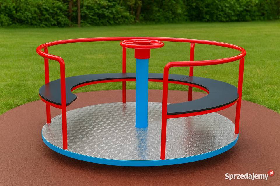 KARUZELA PLATFORMOWA NA PLAC ZABAW 12m+ Marki