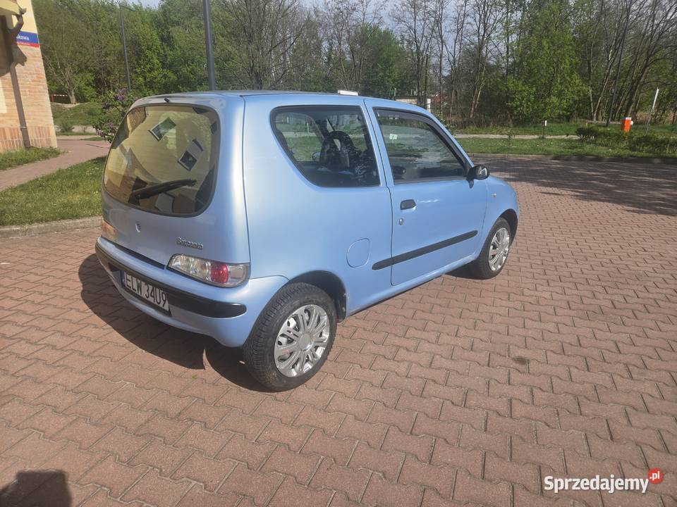 Fiat Seicento 11 benzyna 2001 długie opłaty Łódź