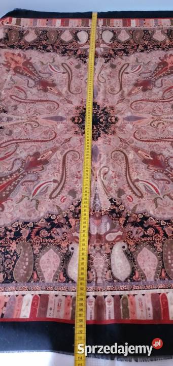 APASZKA chusta w stylu orientalnym wzory paisley wielkopolskie Oborniki