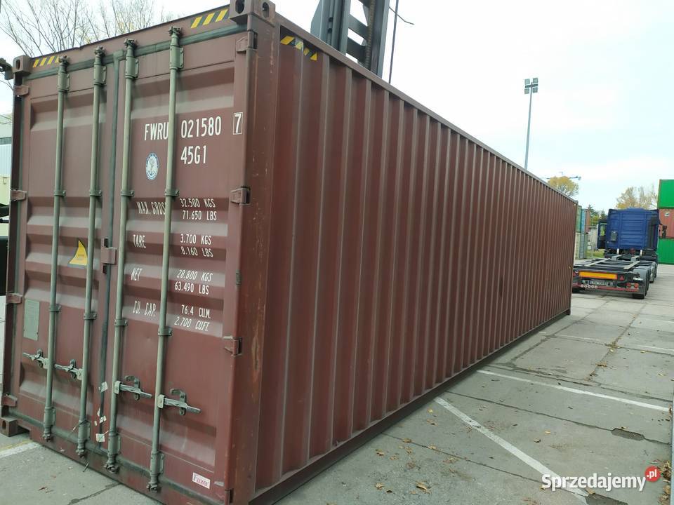 Kontener morski 40 HC II CL 12 metrowy stan Zamość